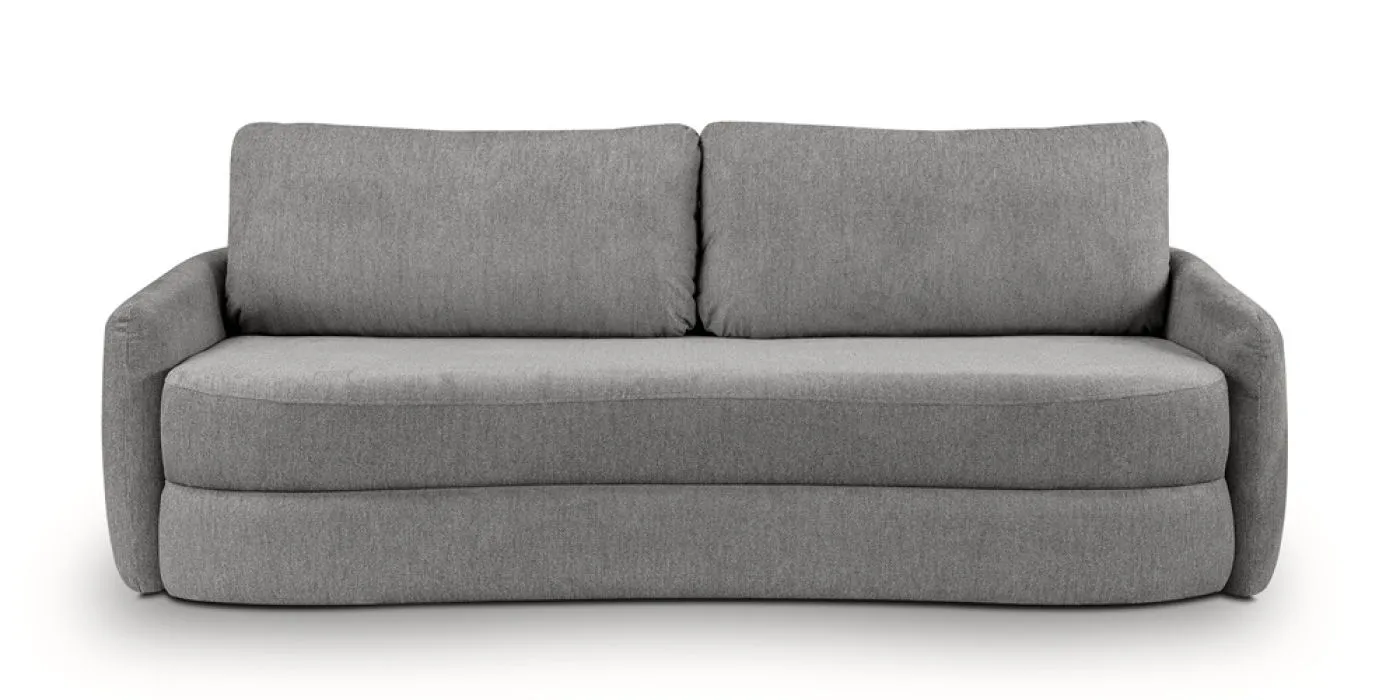 Schlafsofa Diana 3-Sitzer | 231cm | Strukturstoff | grau