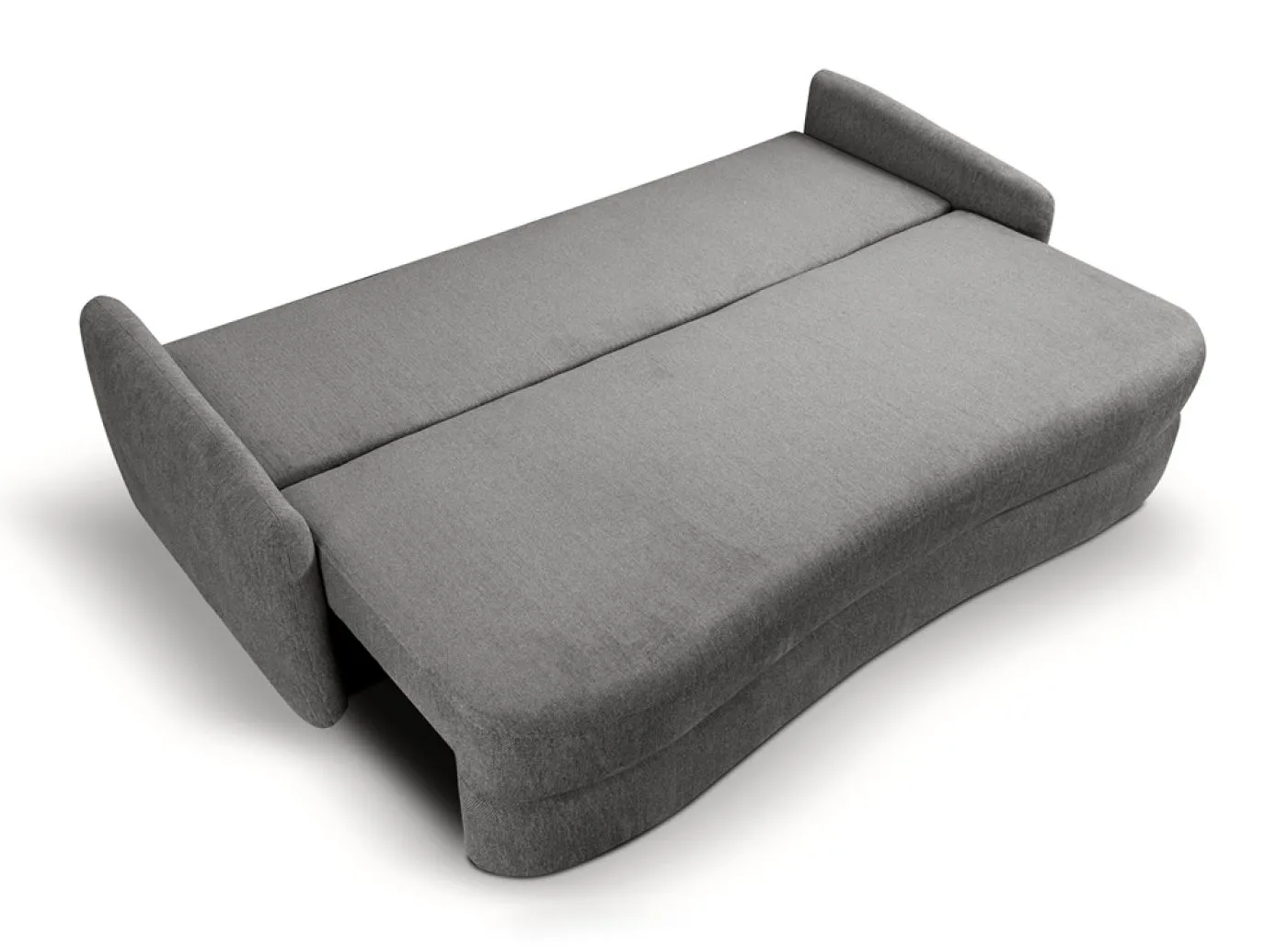 Schlafsofa Diana 3-Sitzer | 231cm | Strukturstoff | grau