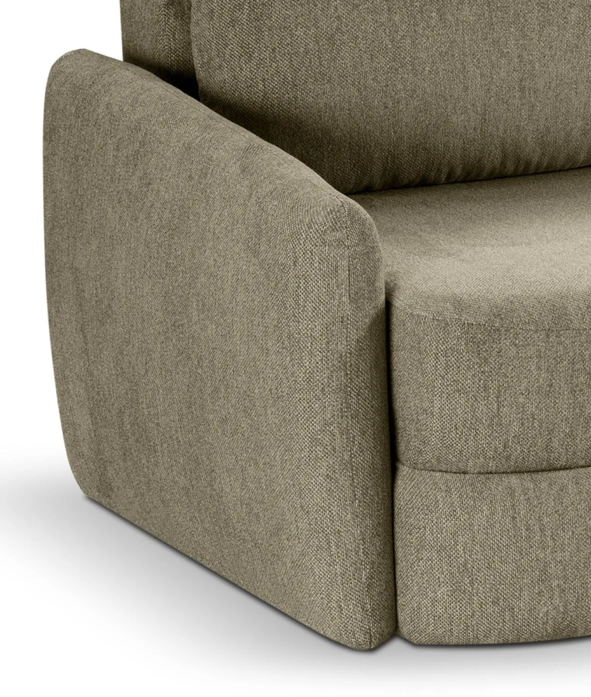 Schlafsofa Diana 3-Sitzer | 231cm | Strukturstoff | grün