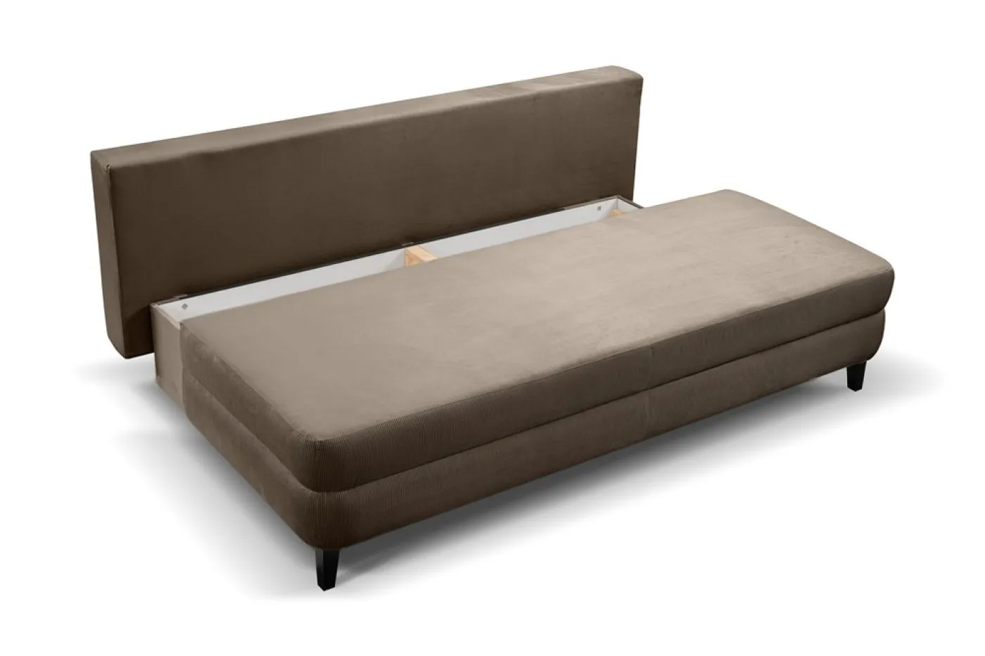 Schlafsofa Sorto 2,5-Sitzer | 200cm | Cord | braun-beige