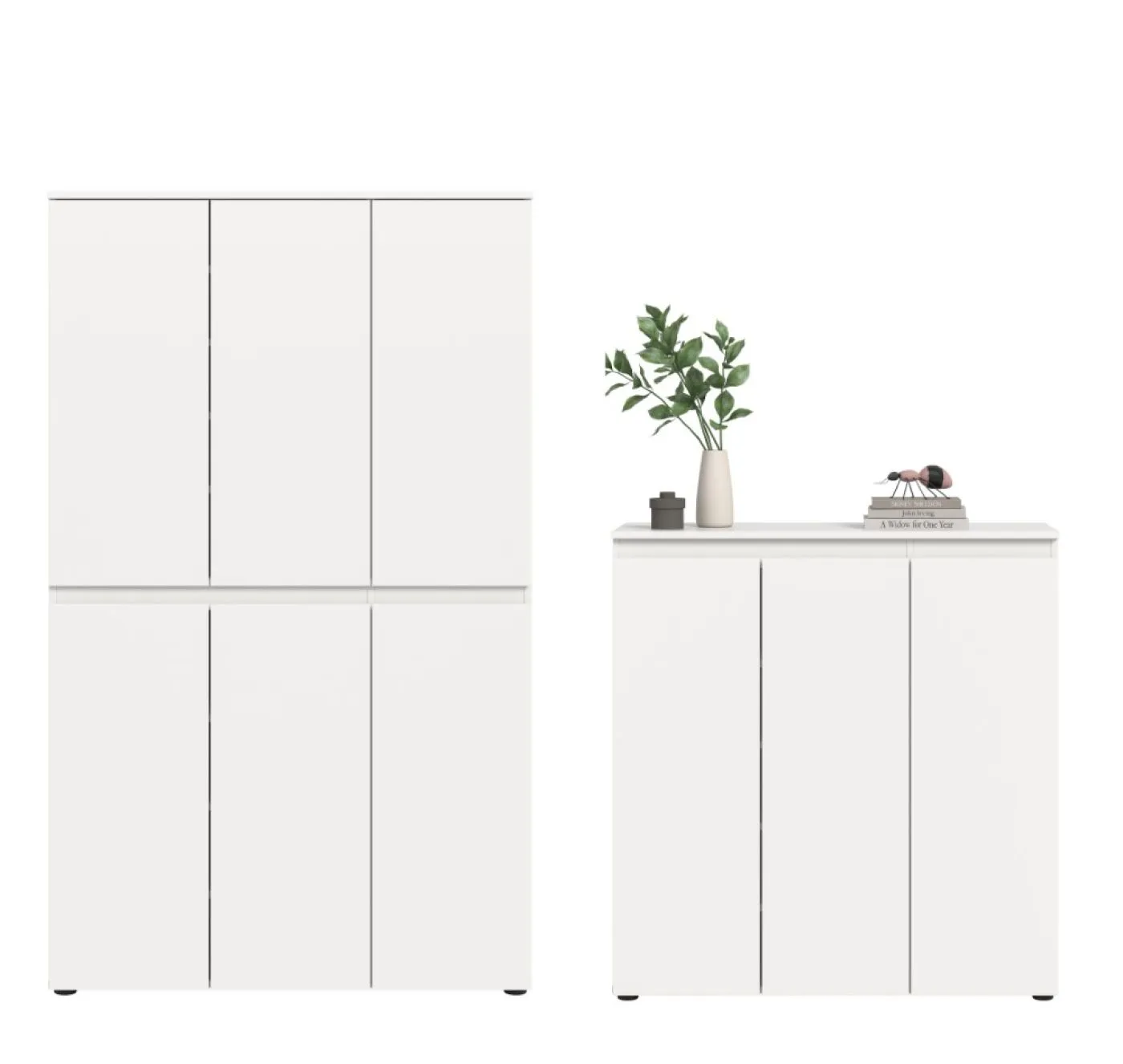 Schrankkombination Scarpa 2 | 2-teilig | weiß