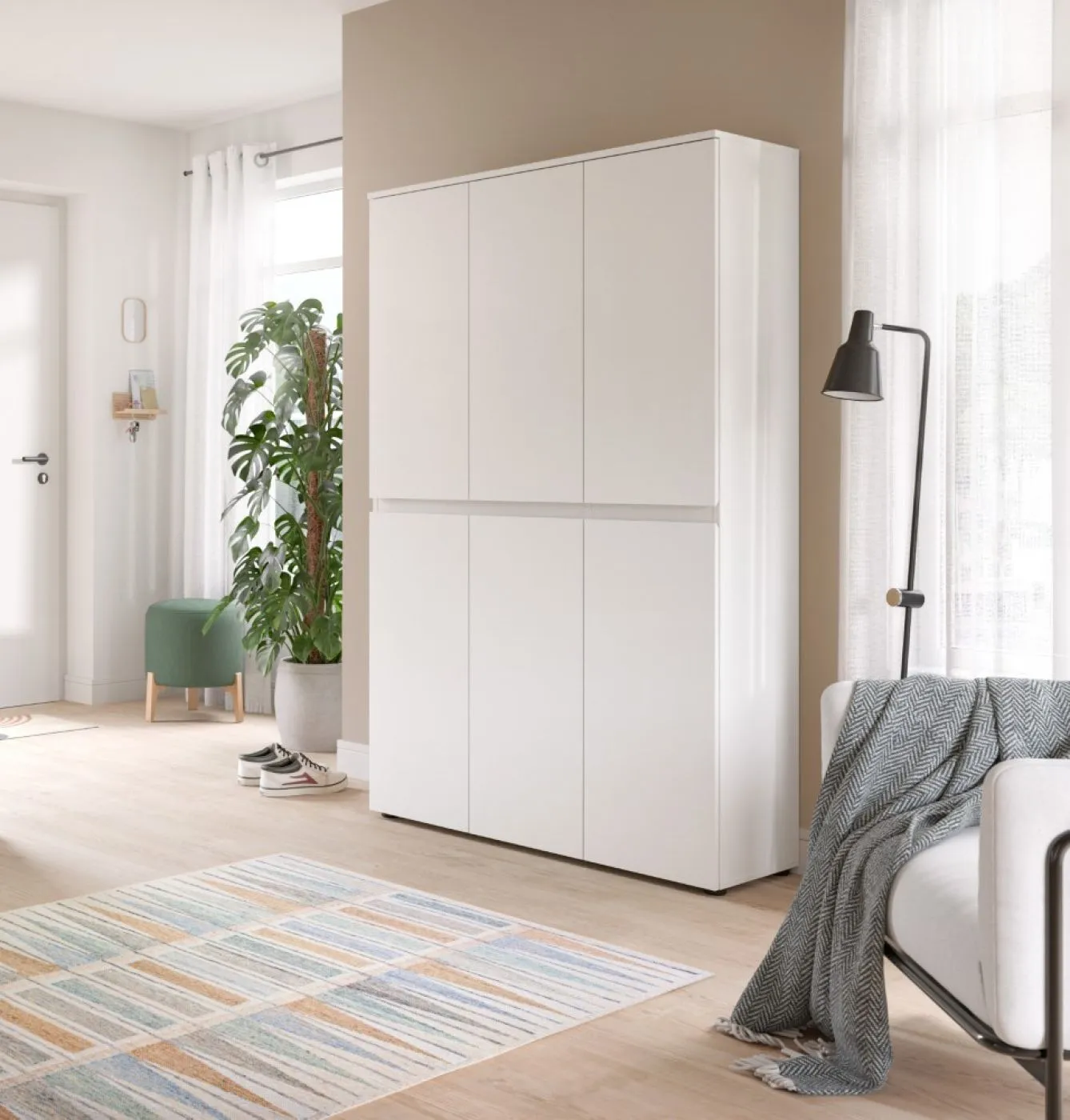 Schrankkombination Scarpa 2 | 2-teilig | weiß