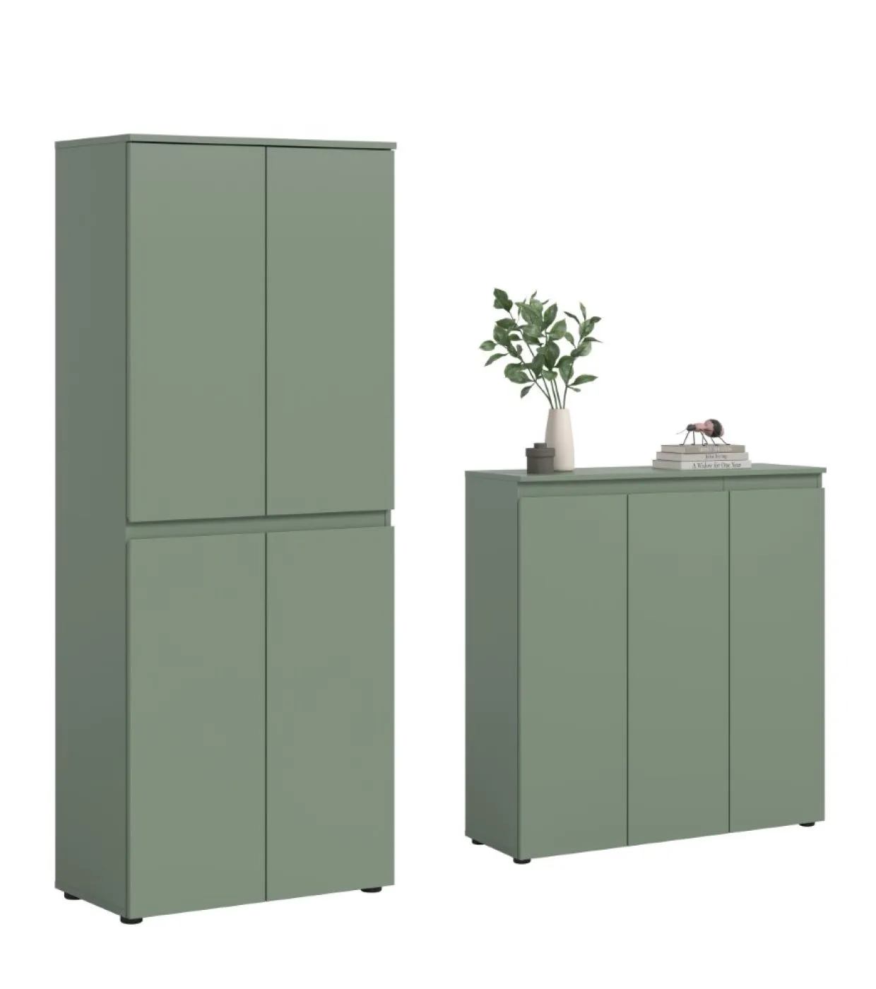 Schrankkombination Scarpa | 2-teilig | Smoke green