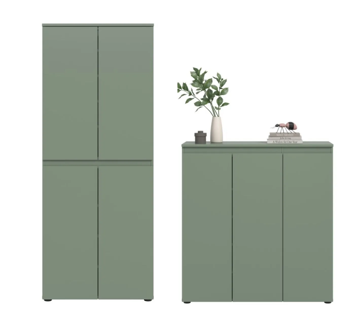 Schrankkombination Scarpa | 2-teilig | Smoke green