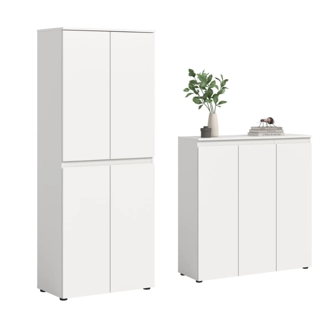 Schrankkombination Scarpa | 2-teilig | weiß