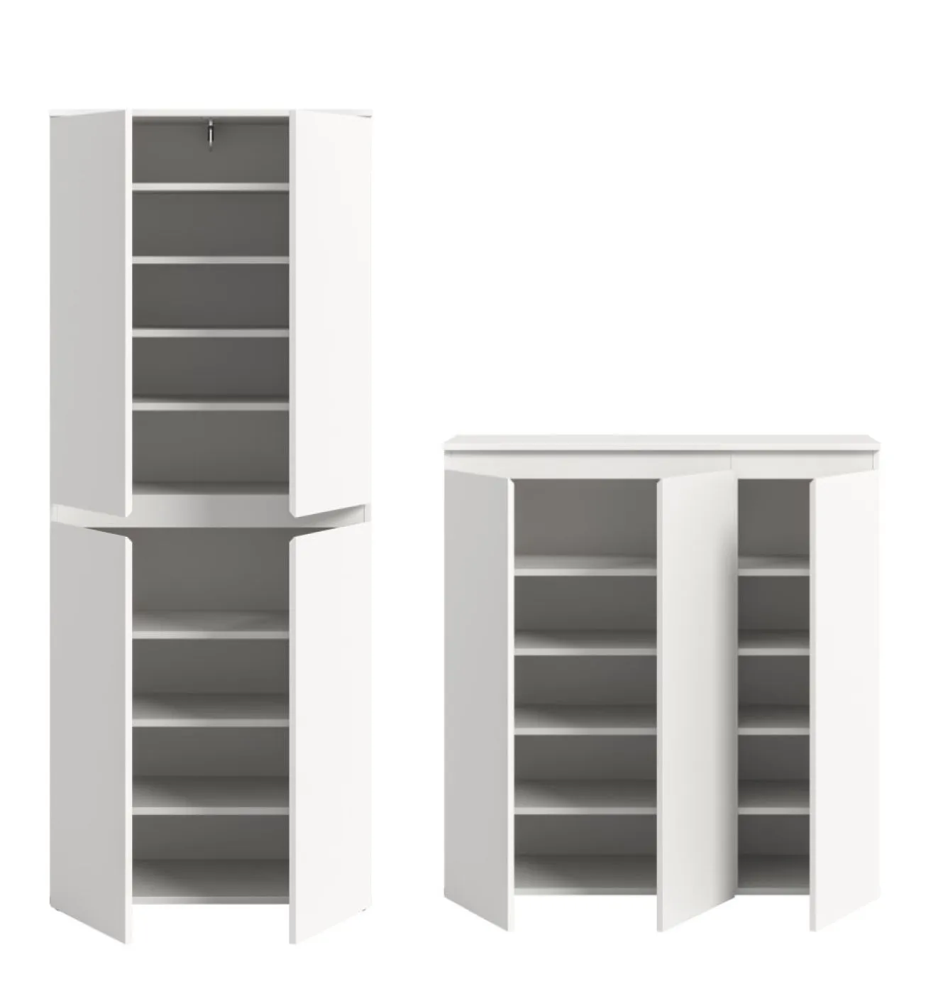 Schrankkombination Scarpa | 2-teilig | weiß