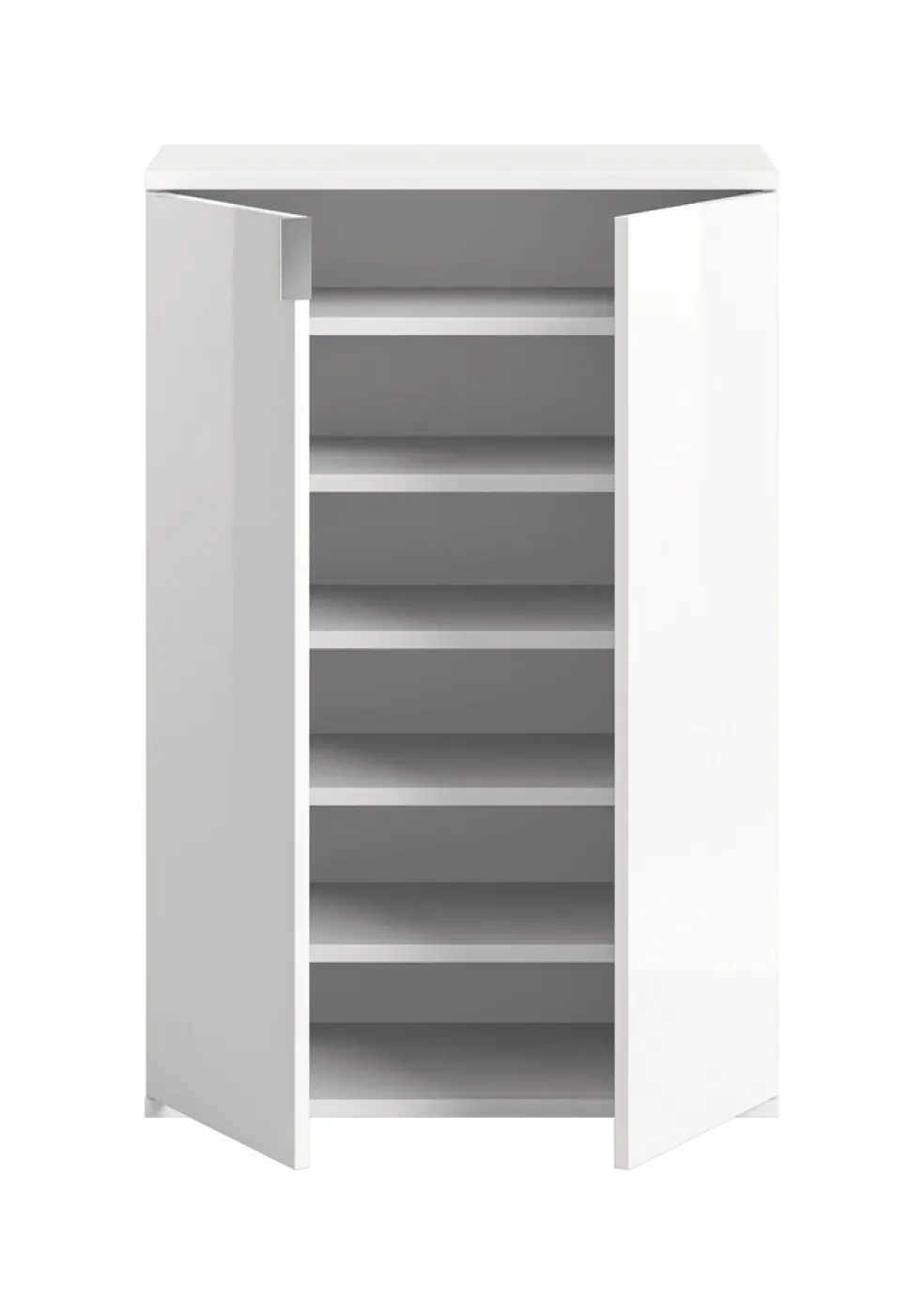 Schuhkommode Projekt X | weiß Hochglanz