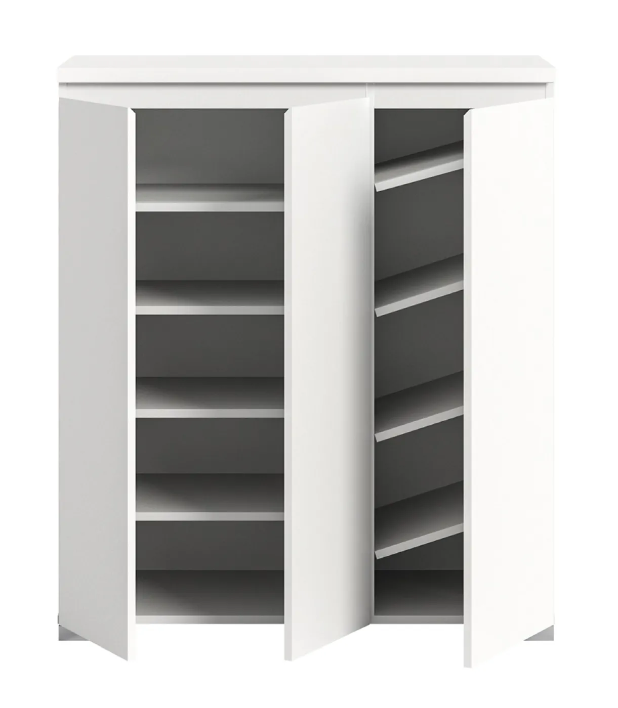 Schuhkommode Shoelove mit Schubkasten | weiß | mit Beleuchtung 95 cm x 109 cm x 40 cm