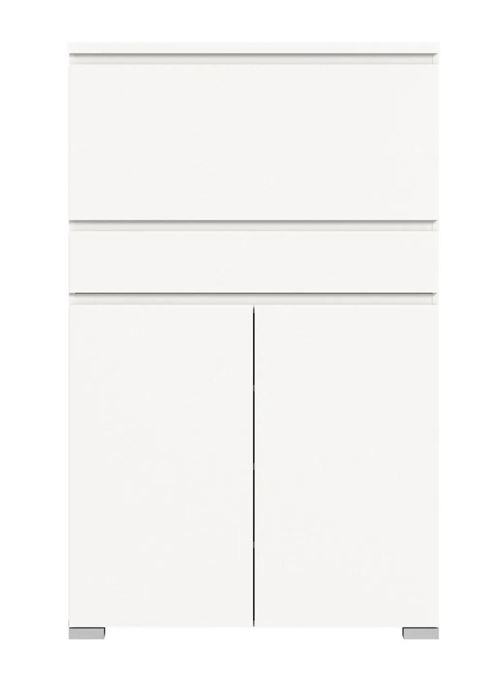 Schuhkommode Shoelove mit Schubkasten | weiß | mit Beleuchtung 95 cm x 151 cm x 27 cm