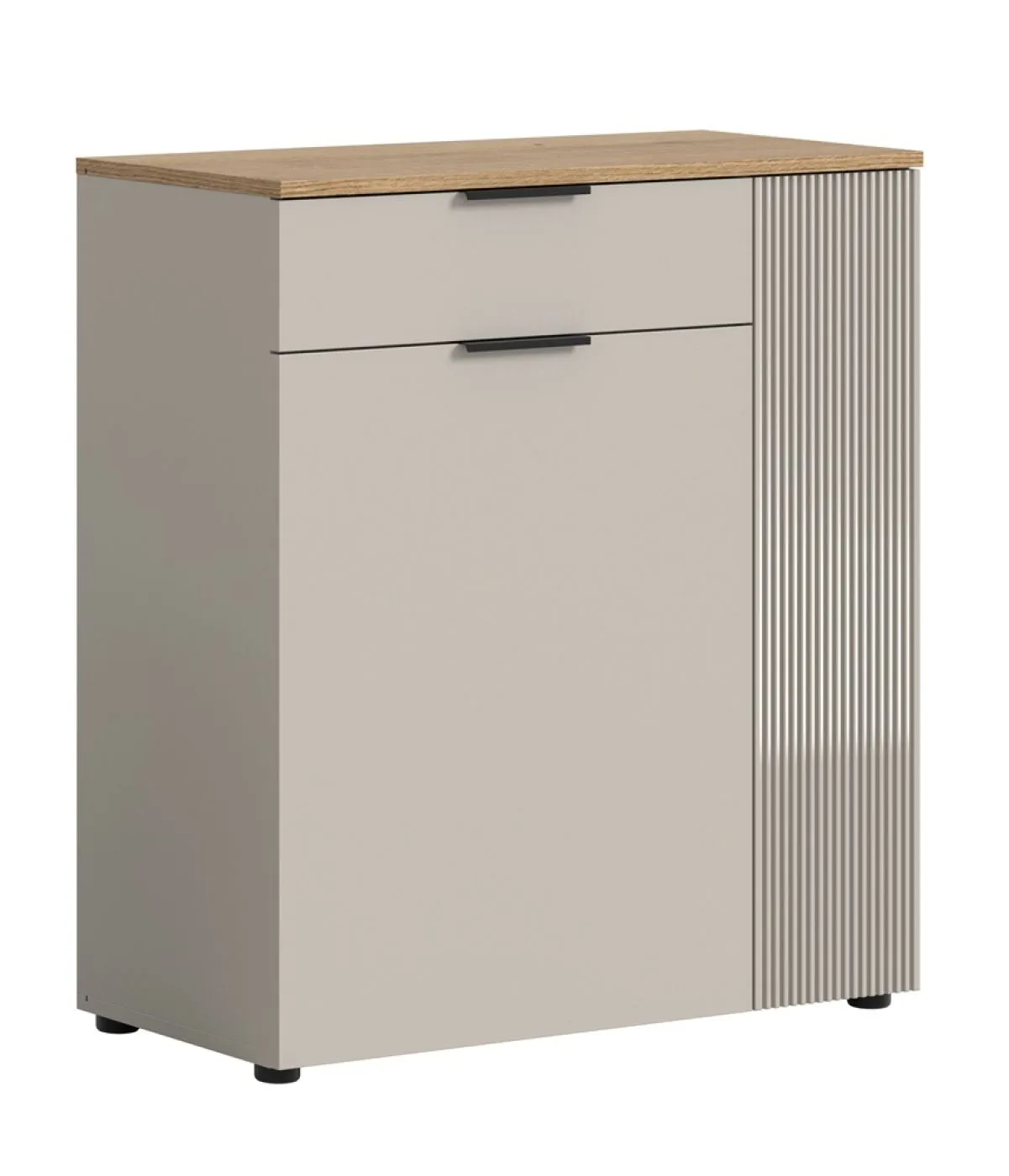 Schuhschrank Kommode Slide | Kaschmir / Evoke Oak