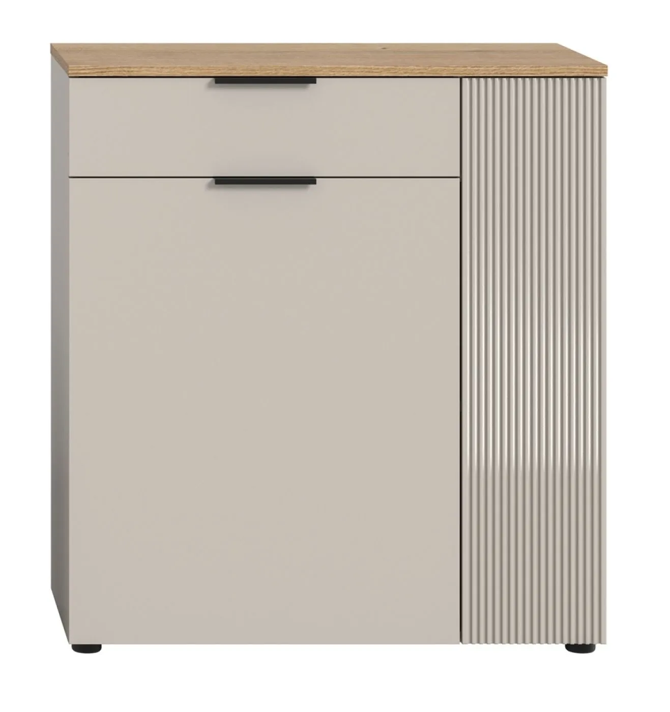 Schuhschrank Kommode Slide | Kaschmir / Evoke Oak