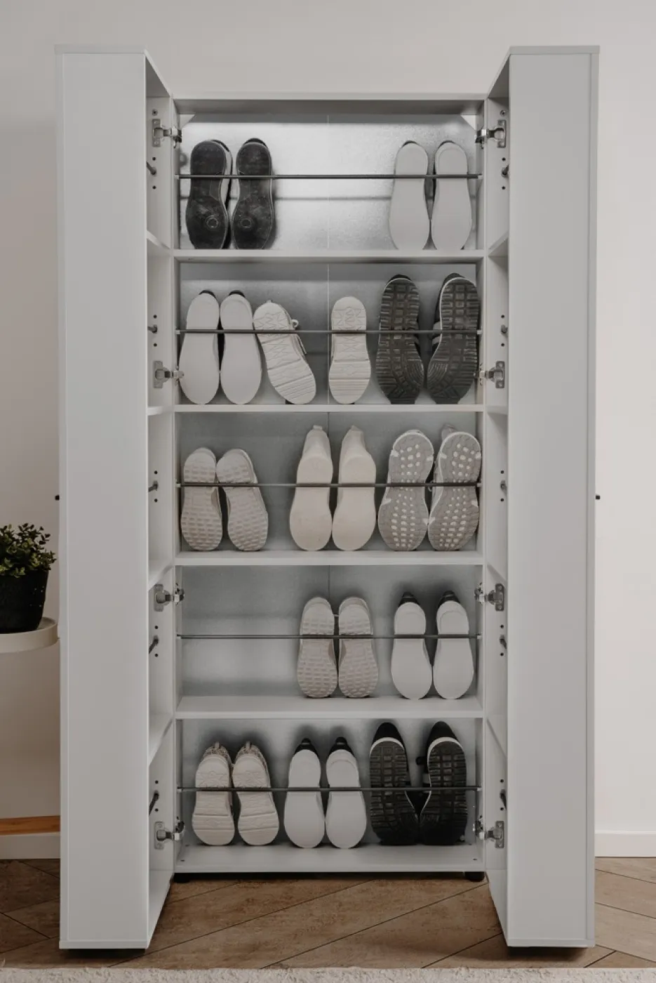 Schuhschrank Lugo | weiß