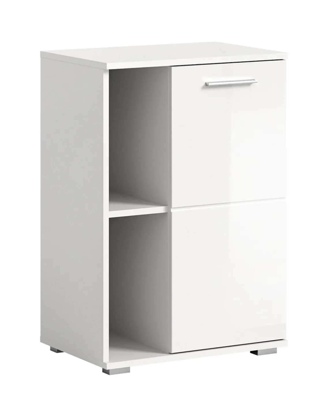 Schuhschrank Prego | weiß Hochglanz