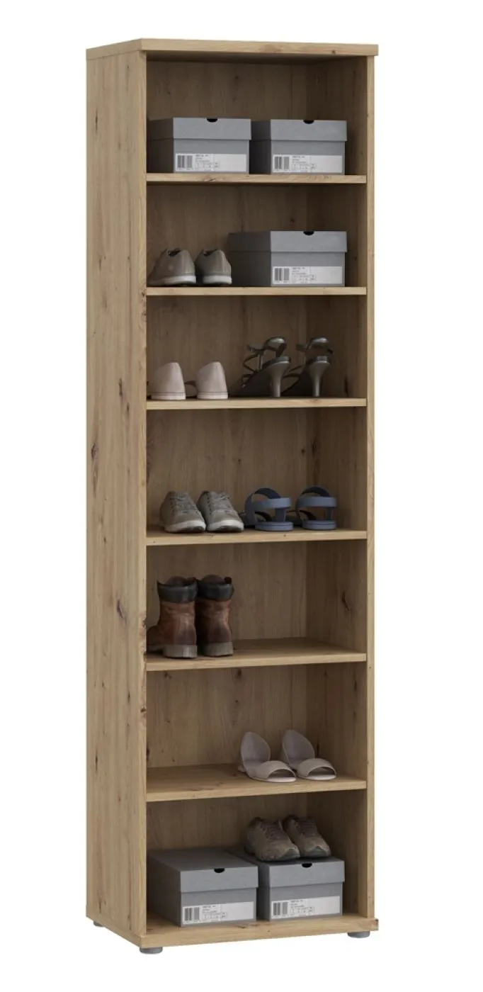Schuhschrank Schrank Net106 | 1-türig | Artisan Eiche