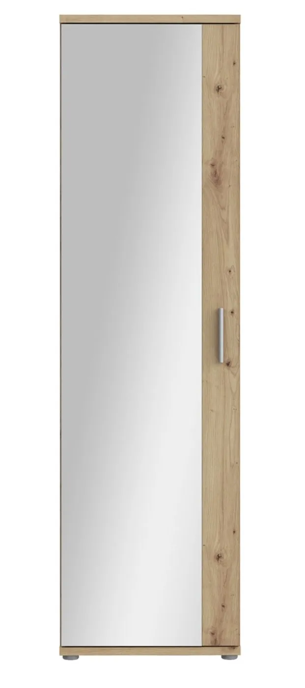 Schuhschrank Schrank Net106 mit Spiegel | Artisan Eiche