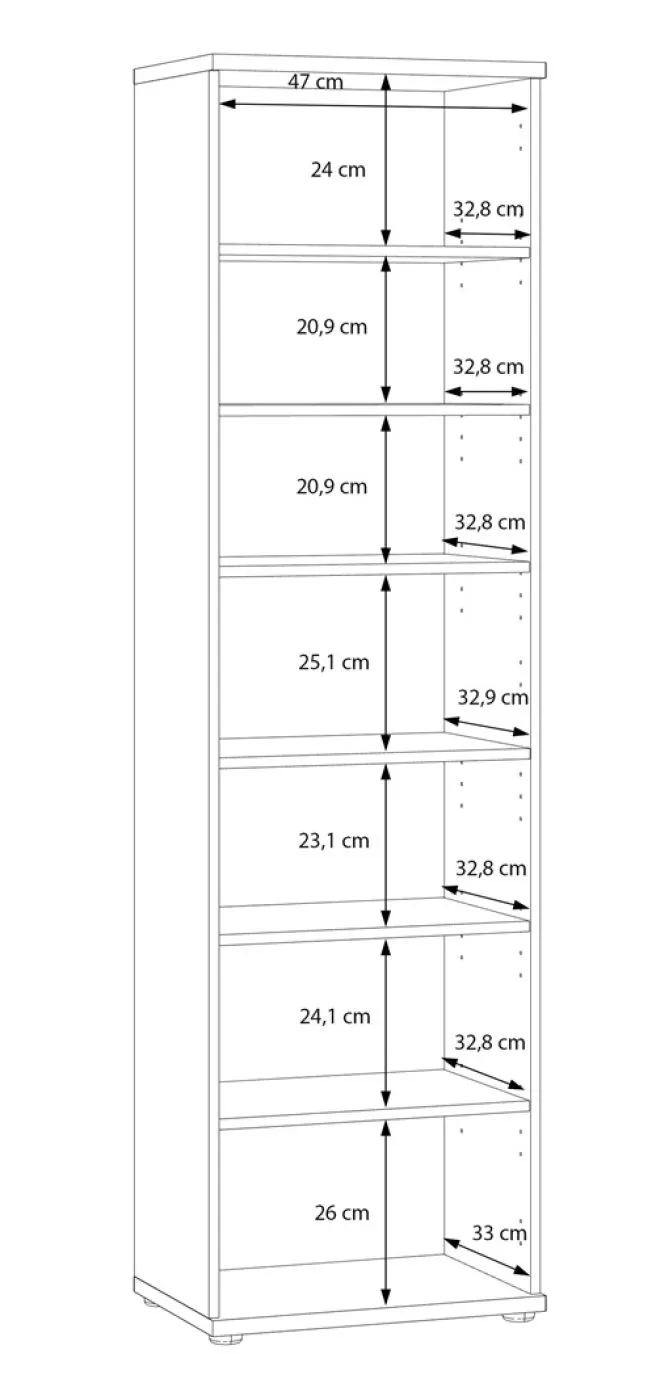 Schuhschrank Schrank Net106 mit Spiegel | Artisan Eiche