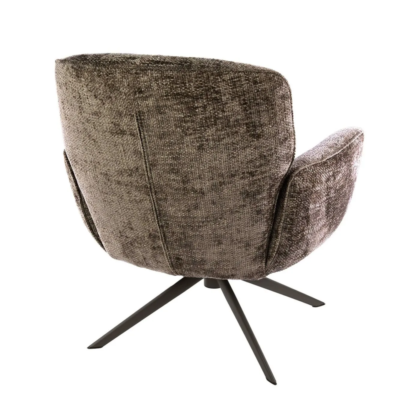 Sessel Duba | drehbar | Hoven-Stoff | champagne-braun