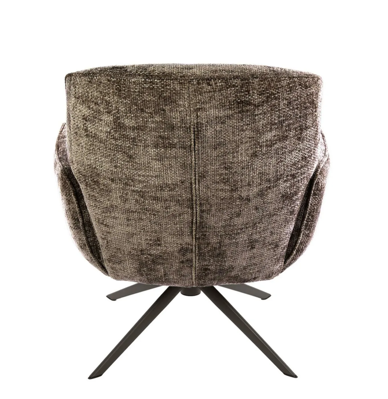 Sessel Duba | drehbar | Hoven-Stoff | champagne-braun