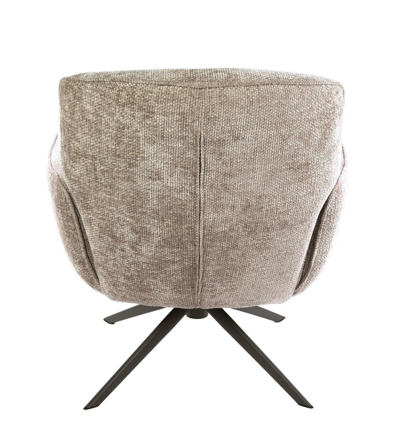 Sessel Duba | drehbar | Hoven-Stoff | sand-braun