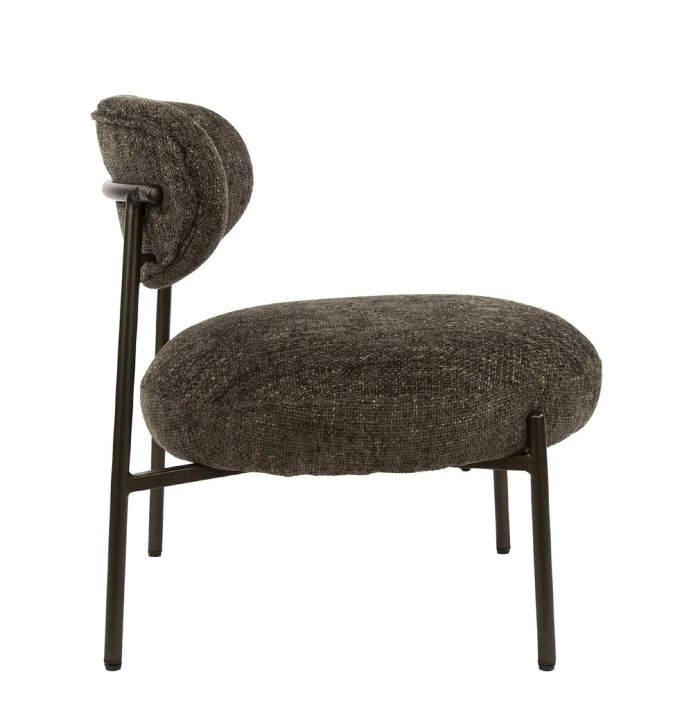 Sessel Elysia | Cargo Stoff / Strukturgewebe | braun