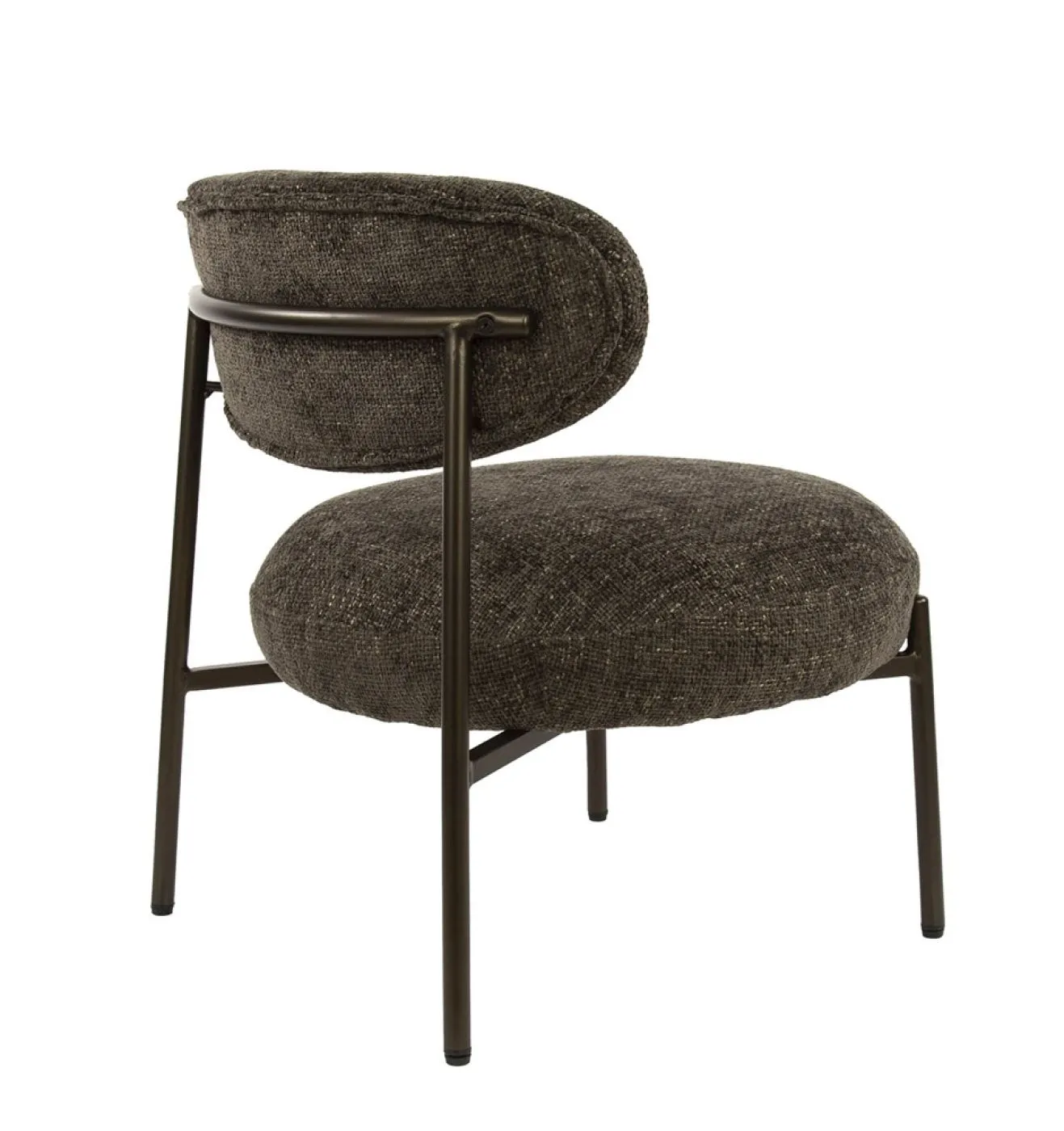 Sessel Elysia | Cargo Stoff / Strukturgewebe | braun