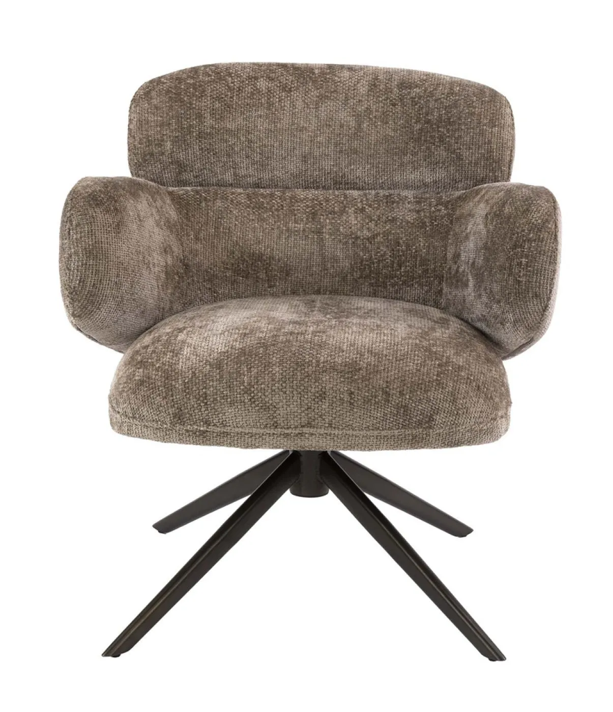 Sessel Milagro | drehbar | Hoven-Stoff / Chenillegewebe | champagne-braun