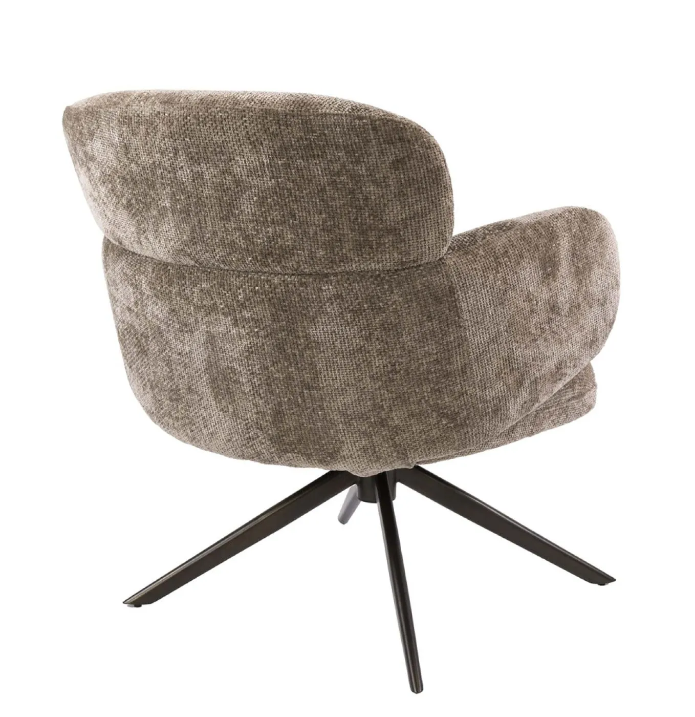 Sessel Milagro | drehbar | Hoven-Stoff / Chenillegewebe | champagne-braun