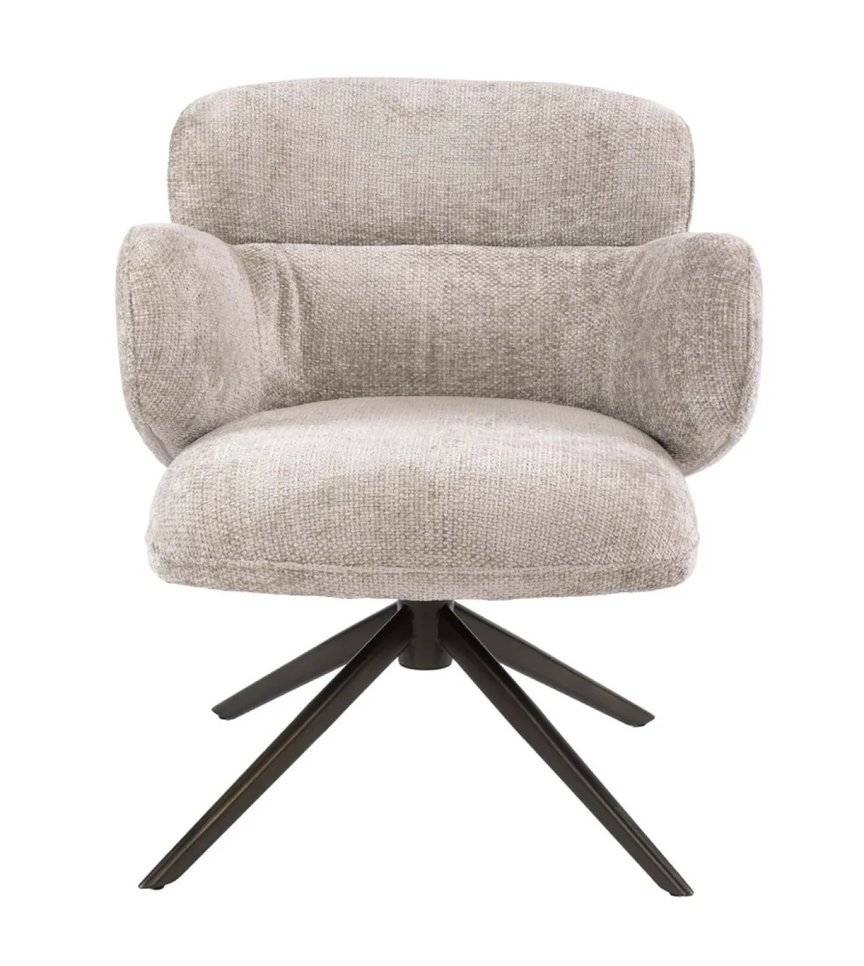 Sessel Milagro | drehbar | Hoven-Stoff / Chenillegewebe | sand - braun