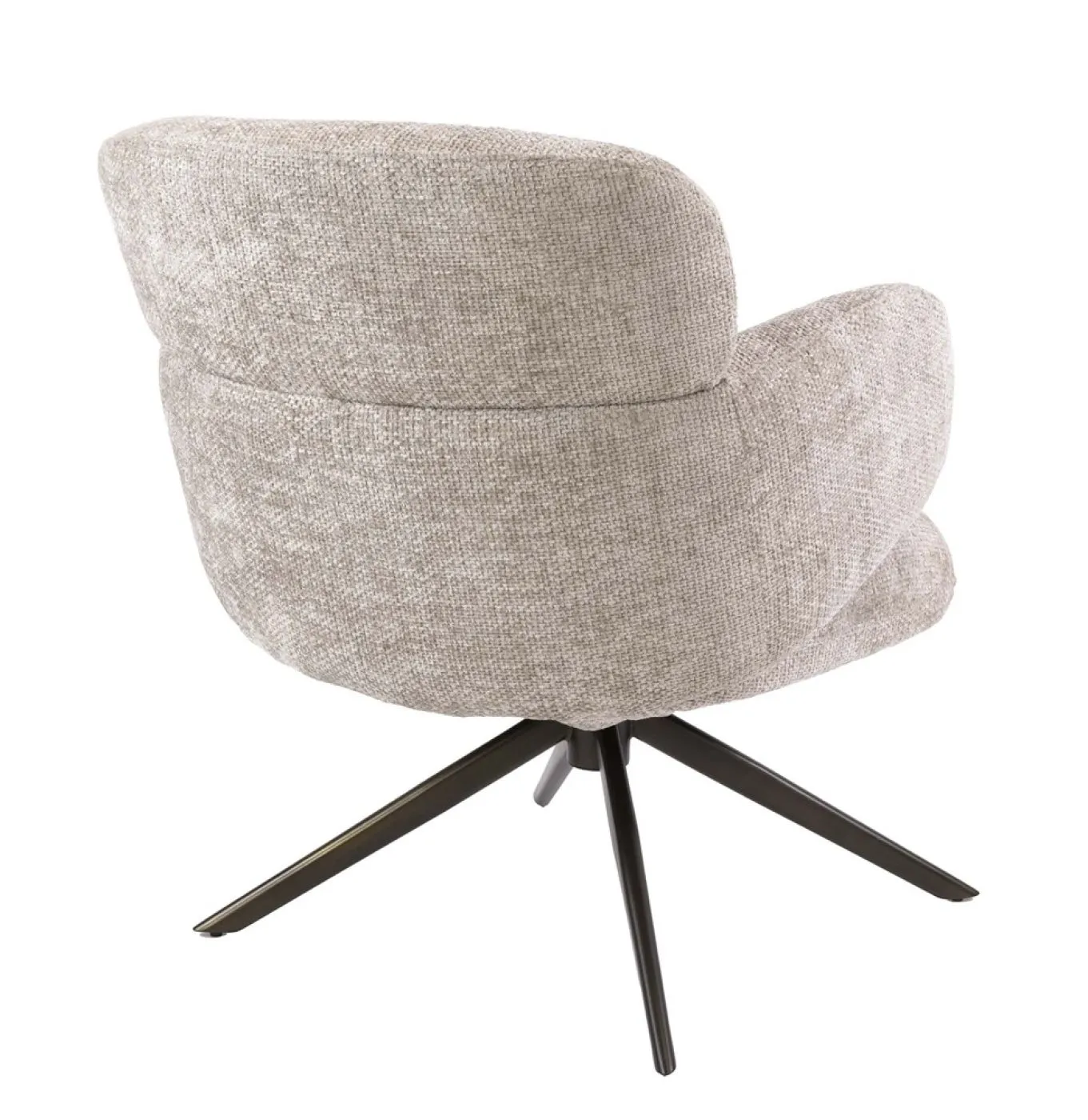 Sessel Milagro | drehbar | Hoven-Stoff / Chenillegewebe | sand - braun