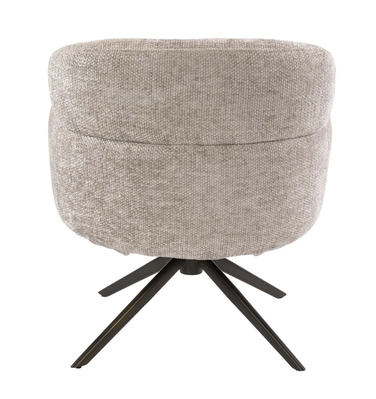 Sessel Milagro | drehbar | Hoven-Stoff / Chenillegewebe | sand - braun