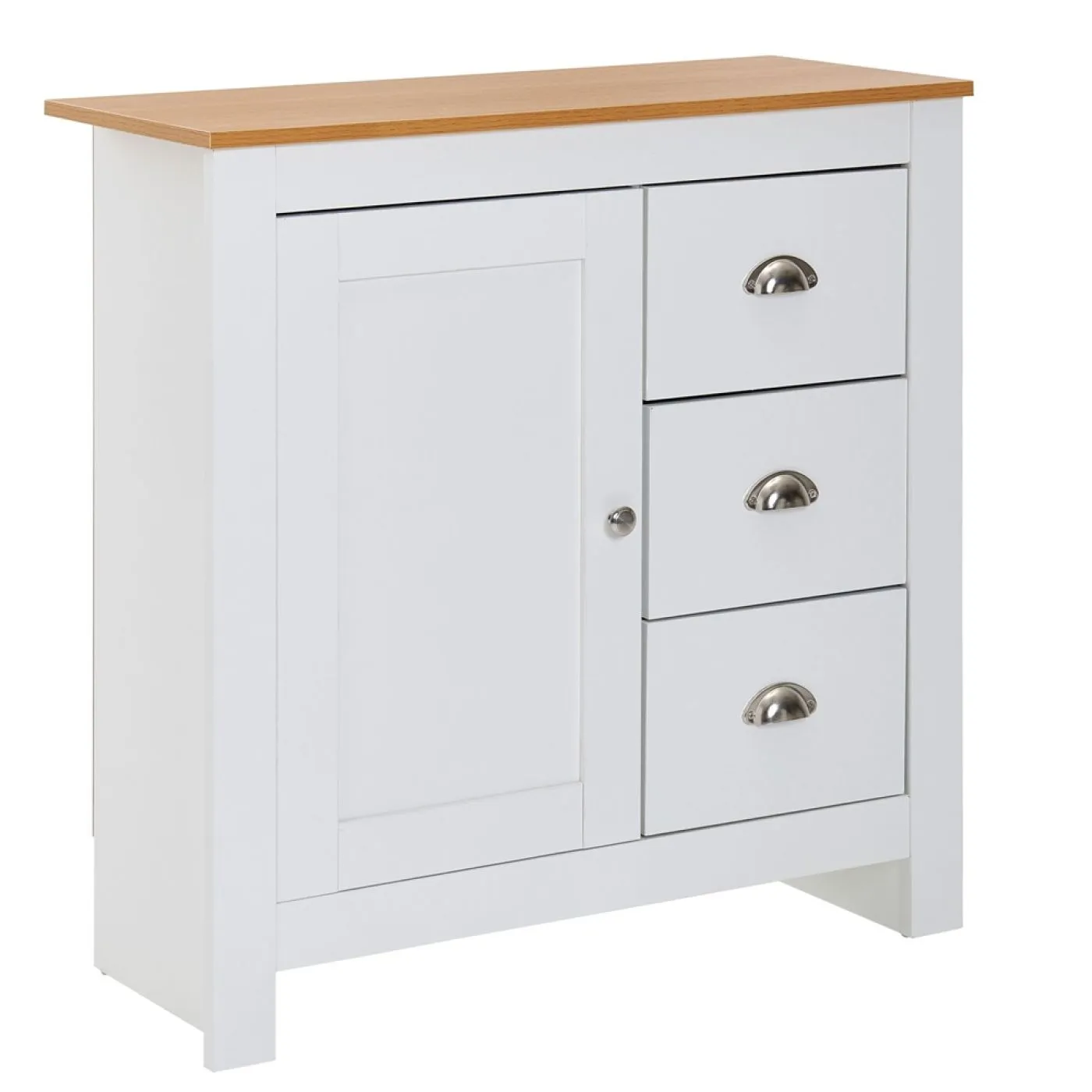 Sideboard Anrichte Liam | weiß / braun