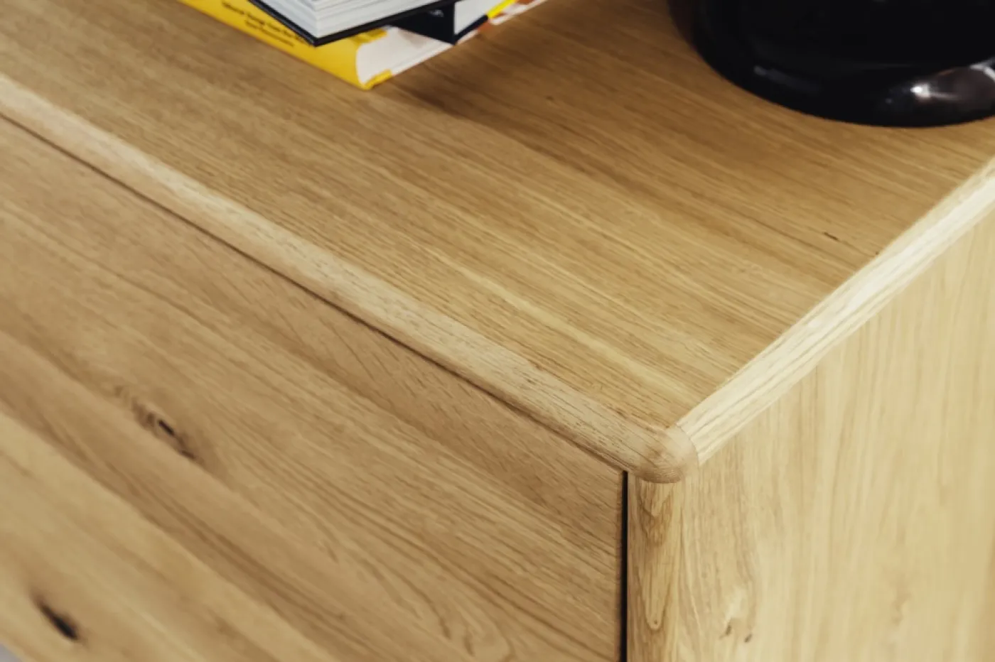 Sideboard Arezzo | Wildeiche / anthrazit | mit Beleuchtung