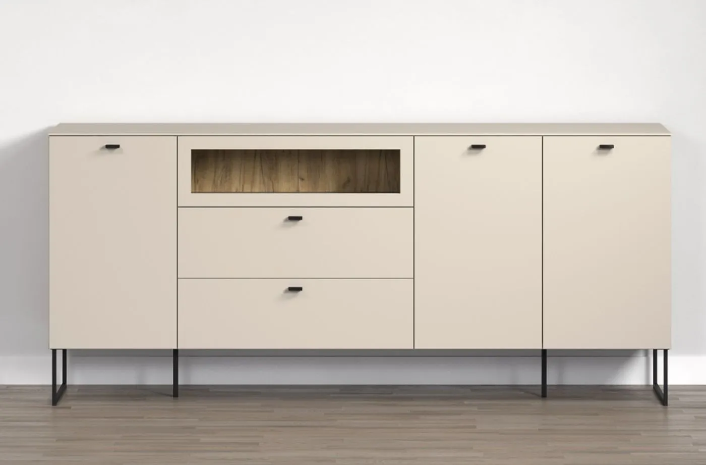 Sideboard Bellugi 1, Cashmere Dekor – Ansicht 2