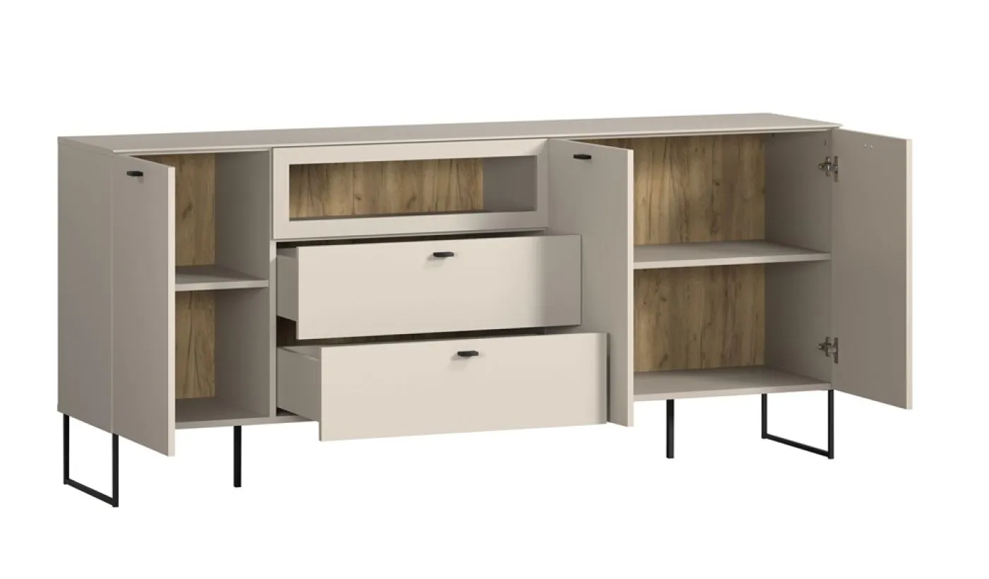 Sideboard Bellugi 1, Cashmere Dekor – Ansicht 5