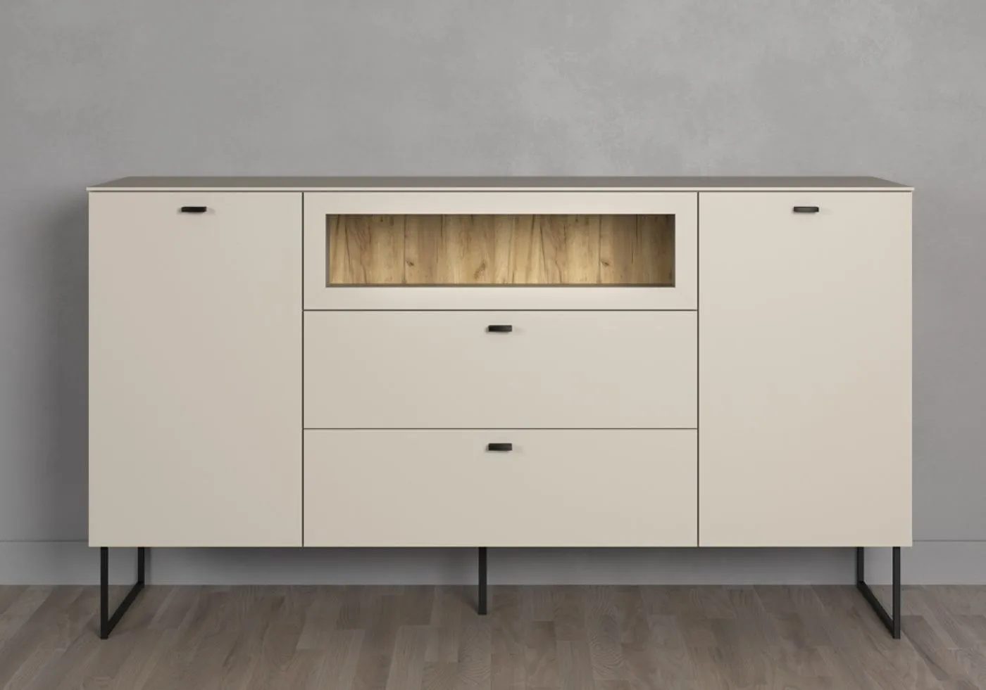 Sideboard Bellugi, Cashmere Dekor – Ansicht 2