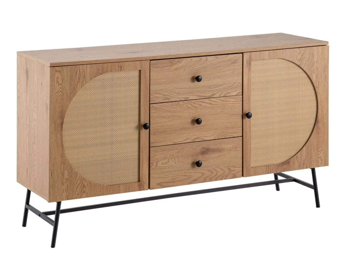 Sideboard French | braun / schwarz