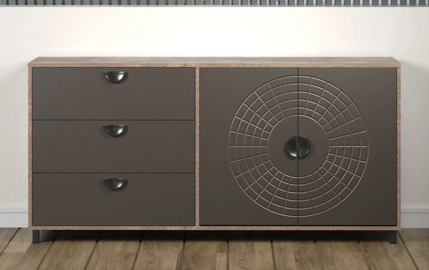 Sideboard Fusion | Rostoptik Rusty Flow / Perlbronze