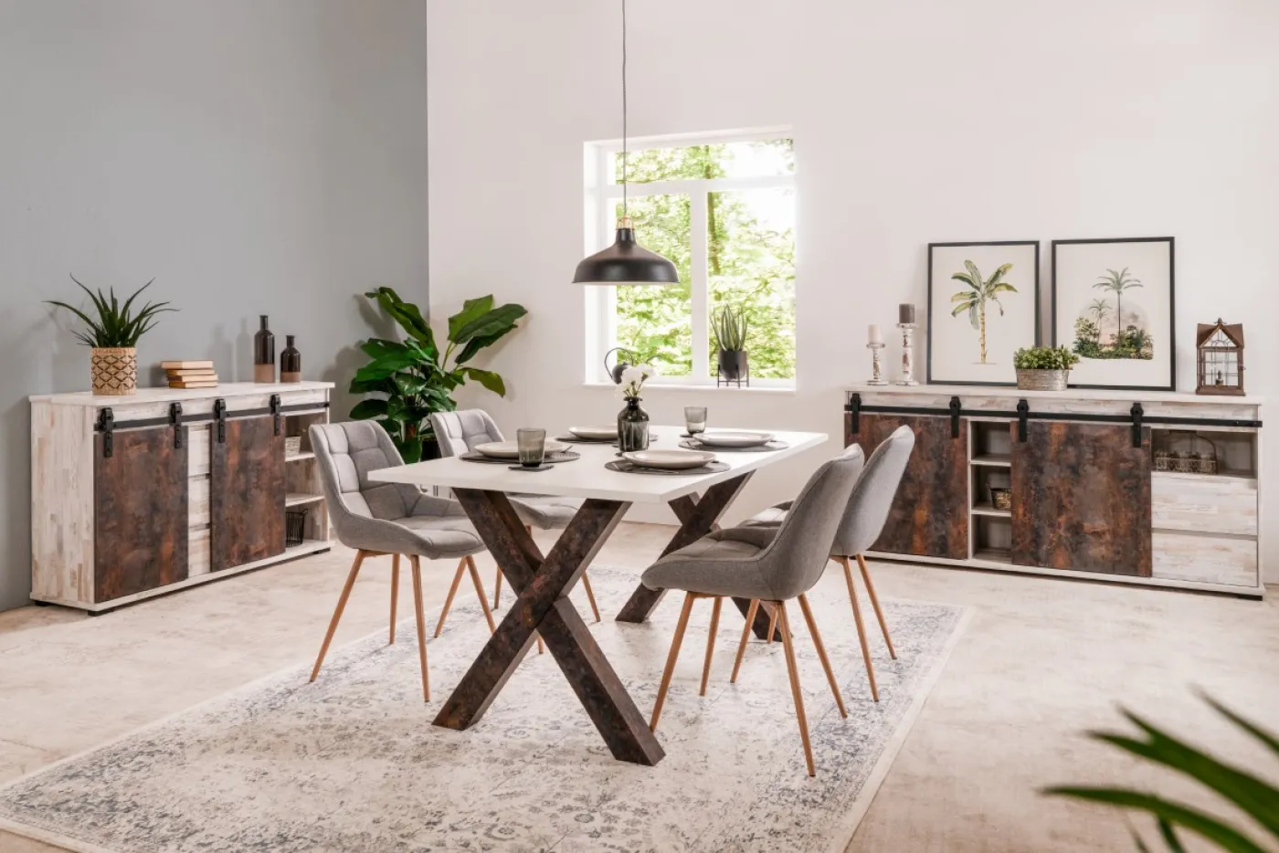 Sideboard Kommode Sevilla | Aratinga Kiefer / Na Pali