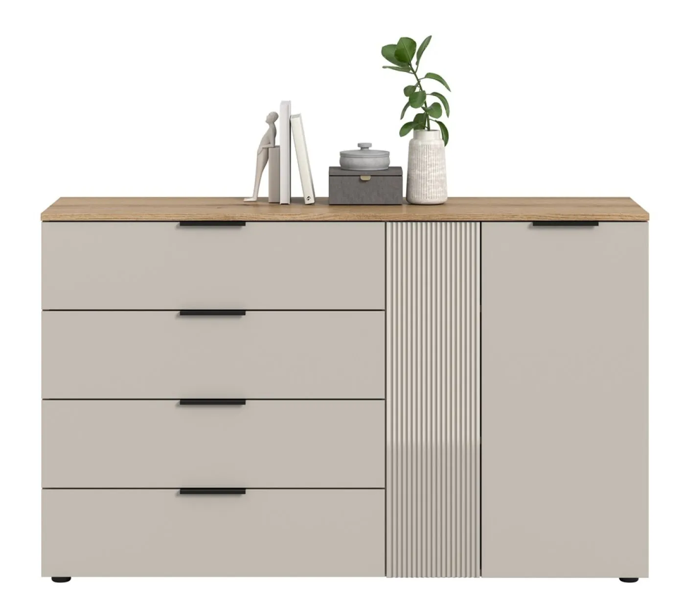 Sideboard Kommode Slide 1 | Kaschmir / Evoke Oak