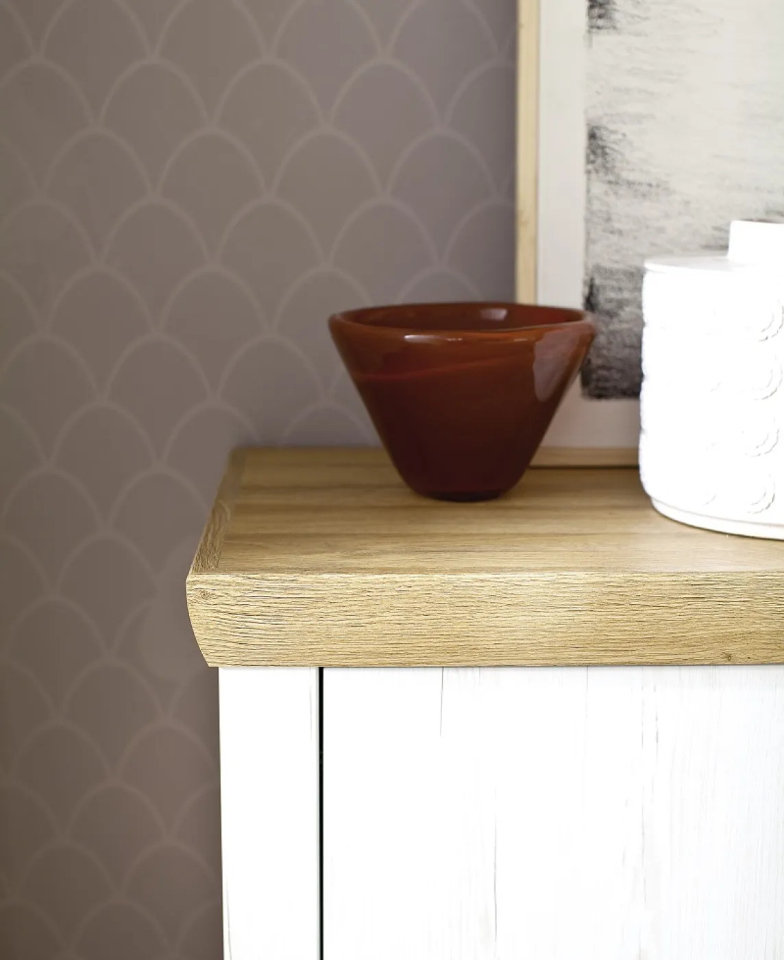 Sideboard Madrid | Landhaus | Pinie Aurelio / Grandson Oak | LED Beleuchtung mit LED Band 50 cm