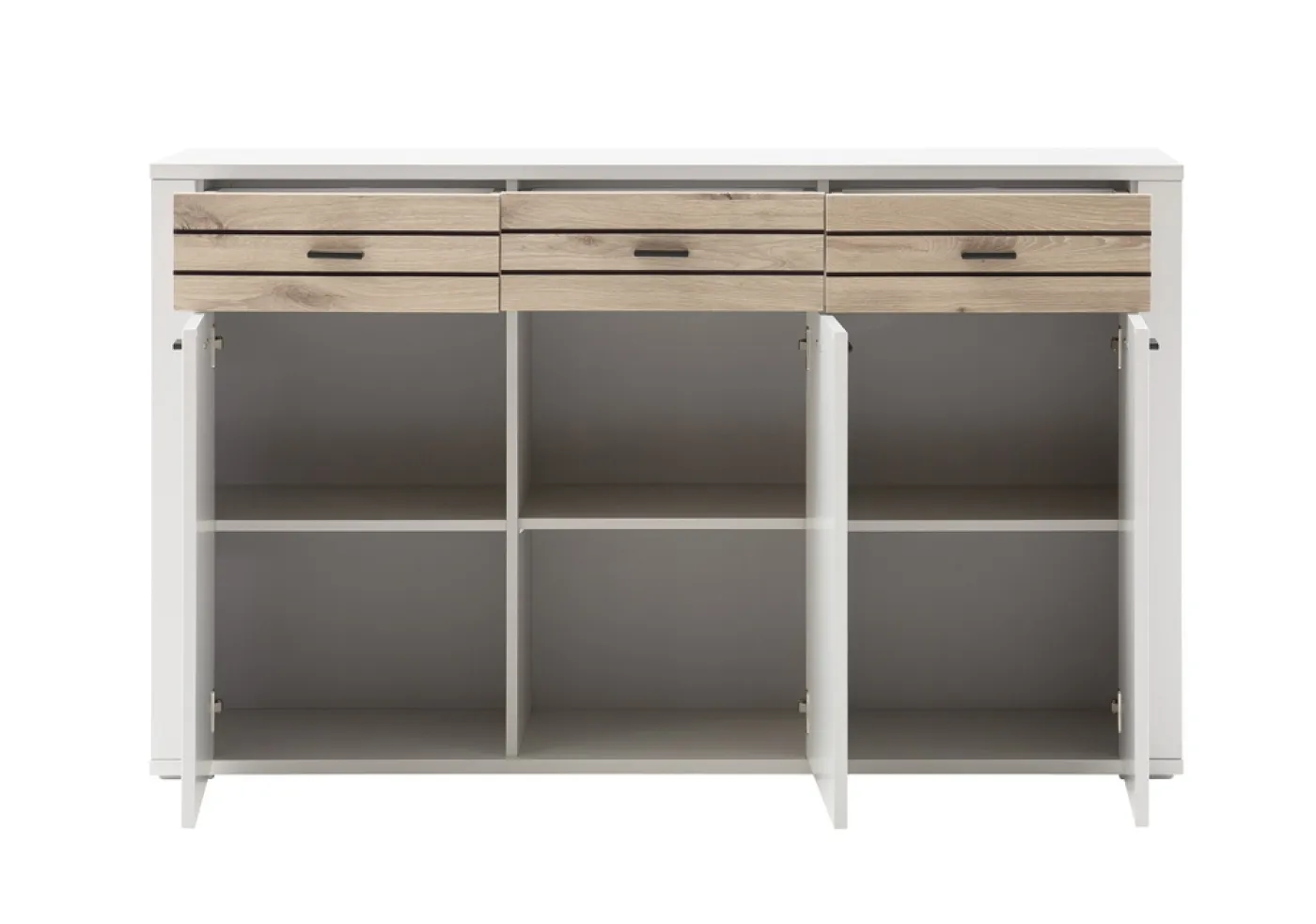 Sideboard Mantena | Modern White / Viking Oak