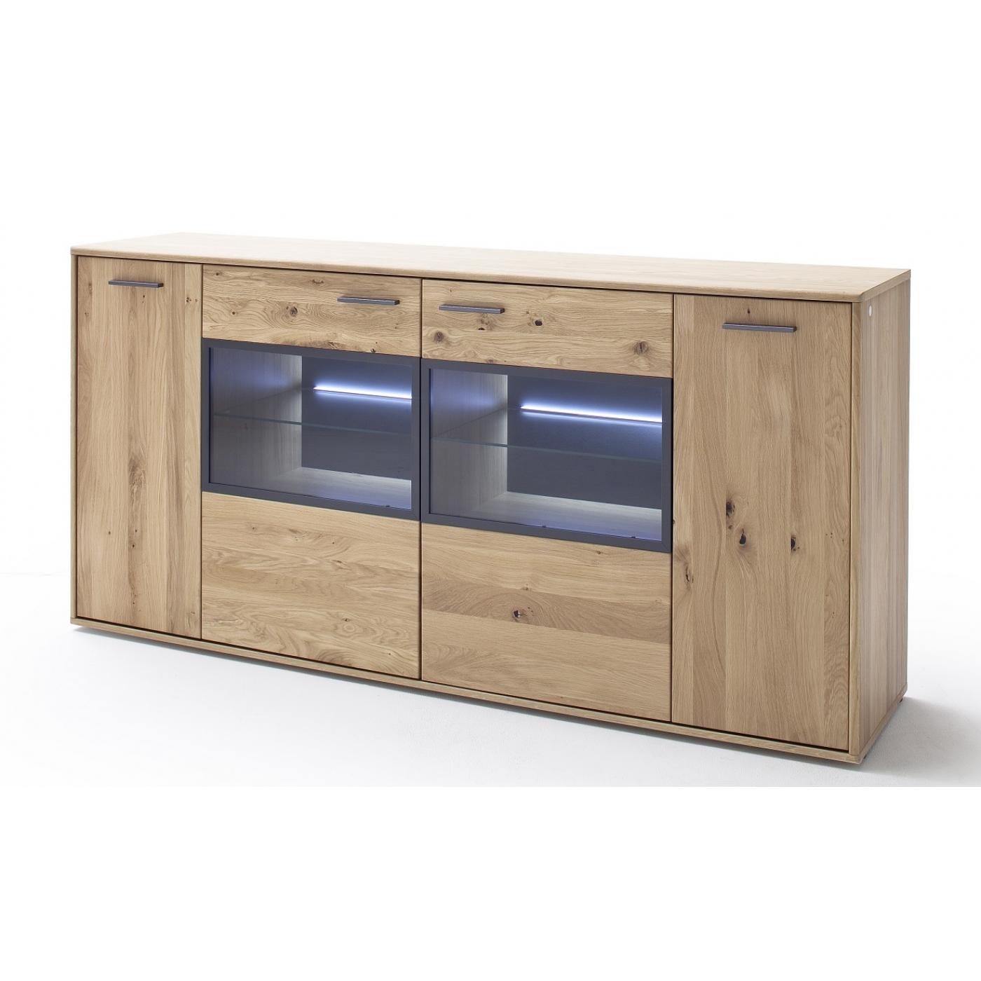Sideboard Portland | Asteiche Bianco | LED Beleuchtung