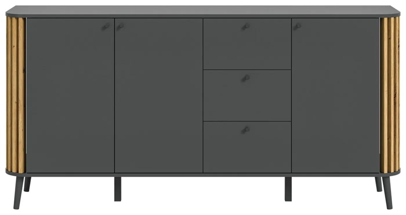 Sideboard Pure | grau / Artisan Eiche | 138 cm