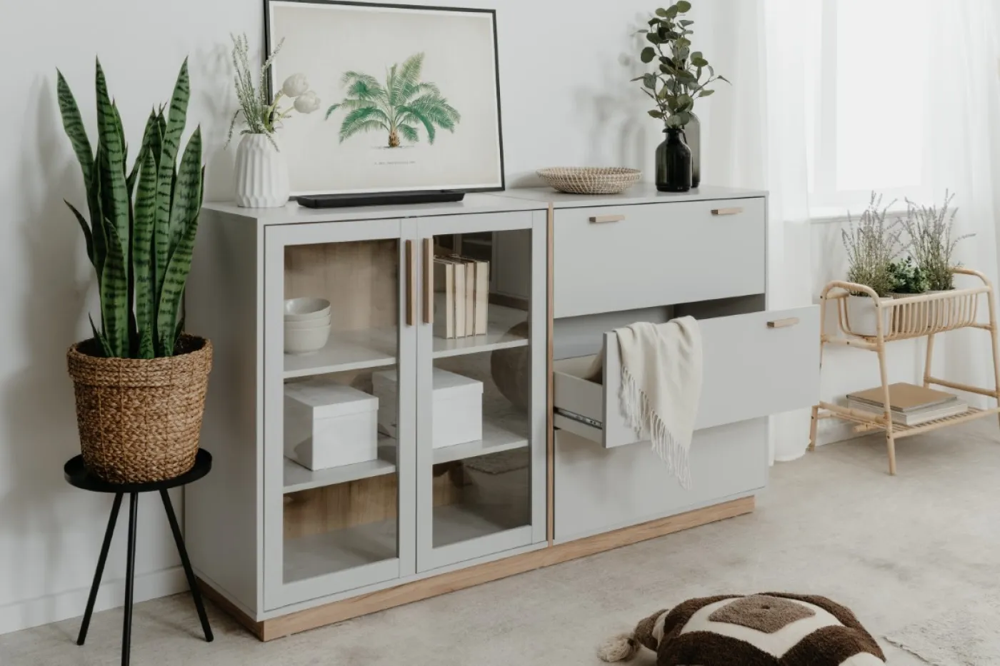 Sideboard Split | steingrau / Jackson Hickory