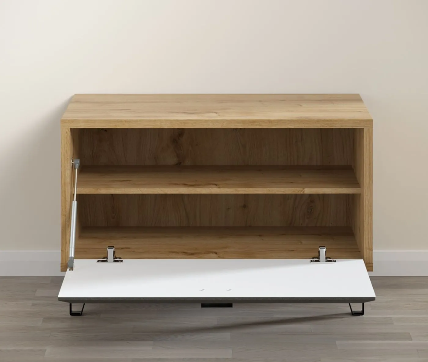 Sitzbank Cheyenne | Eiche Navarra / Filz Dark Grey