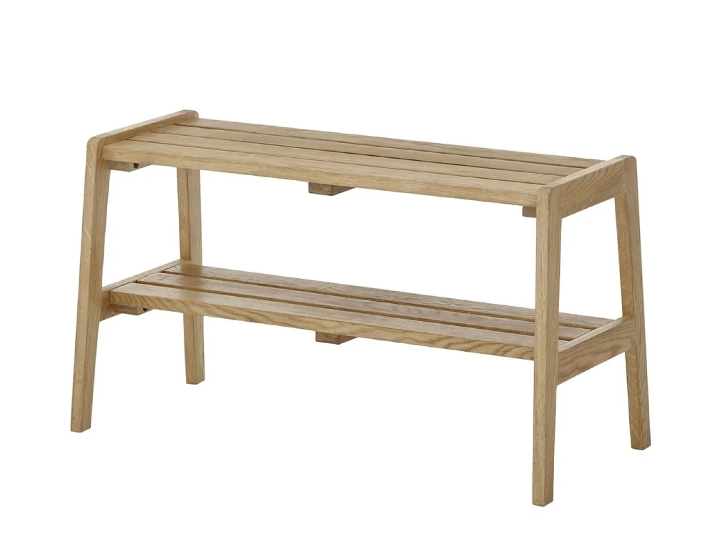 Sitzbank Garderobenbank Bantry 2 | Eiche massiv 80x45x36 cm