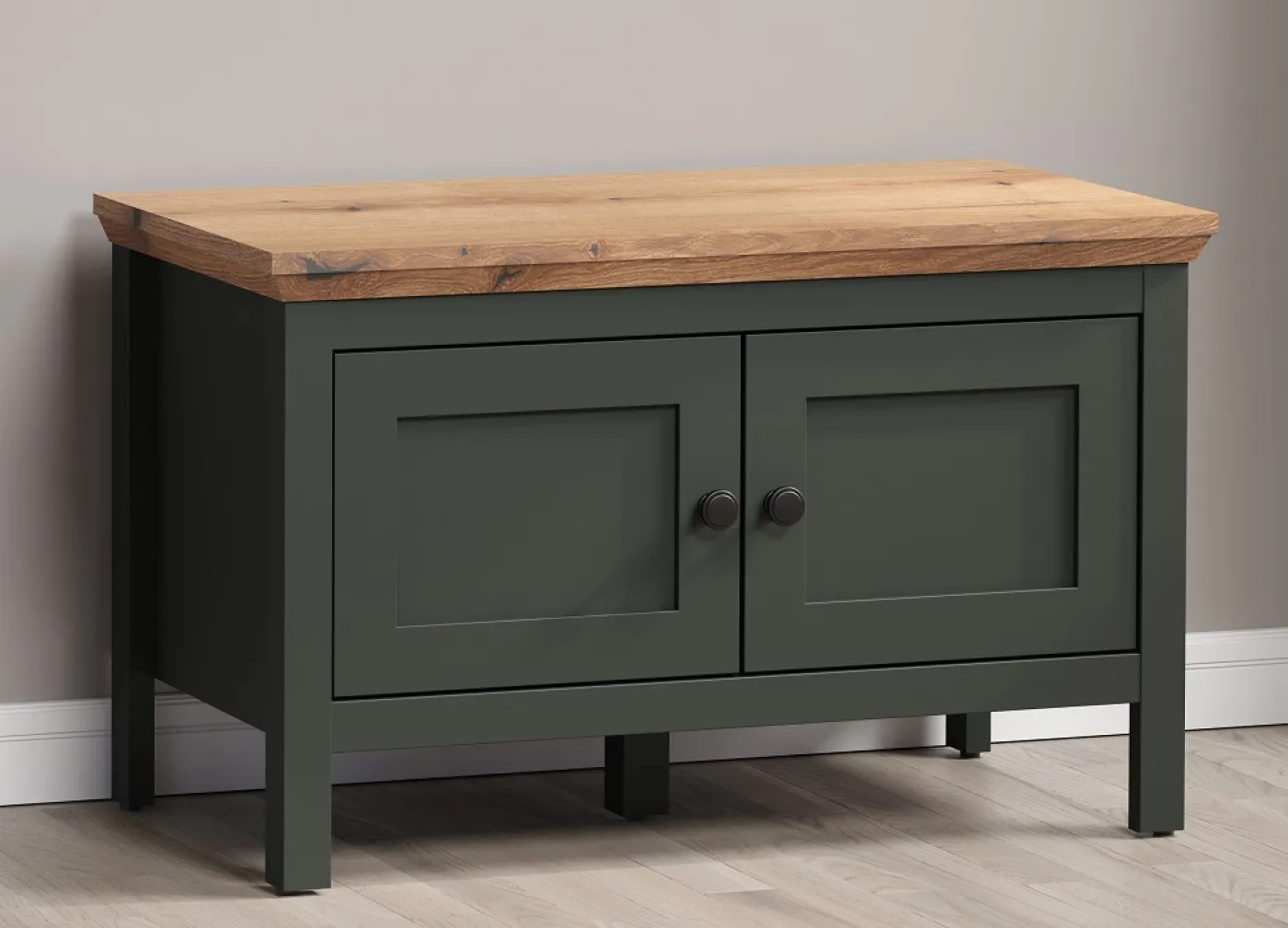 Sitzbank Stanton | Tannengrün / Eiche