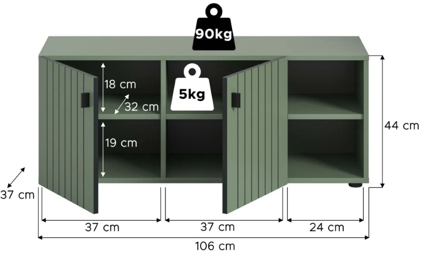 Sitzbank Station | Smoke Green | ohne Sitzkissen