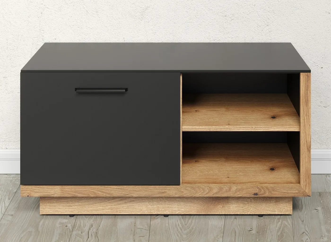 Sitzbank Synnax | anthrazit grau / Coast Evoke Eiche