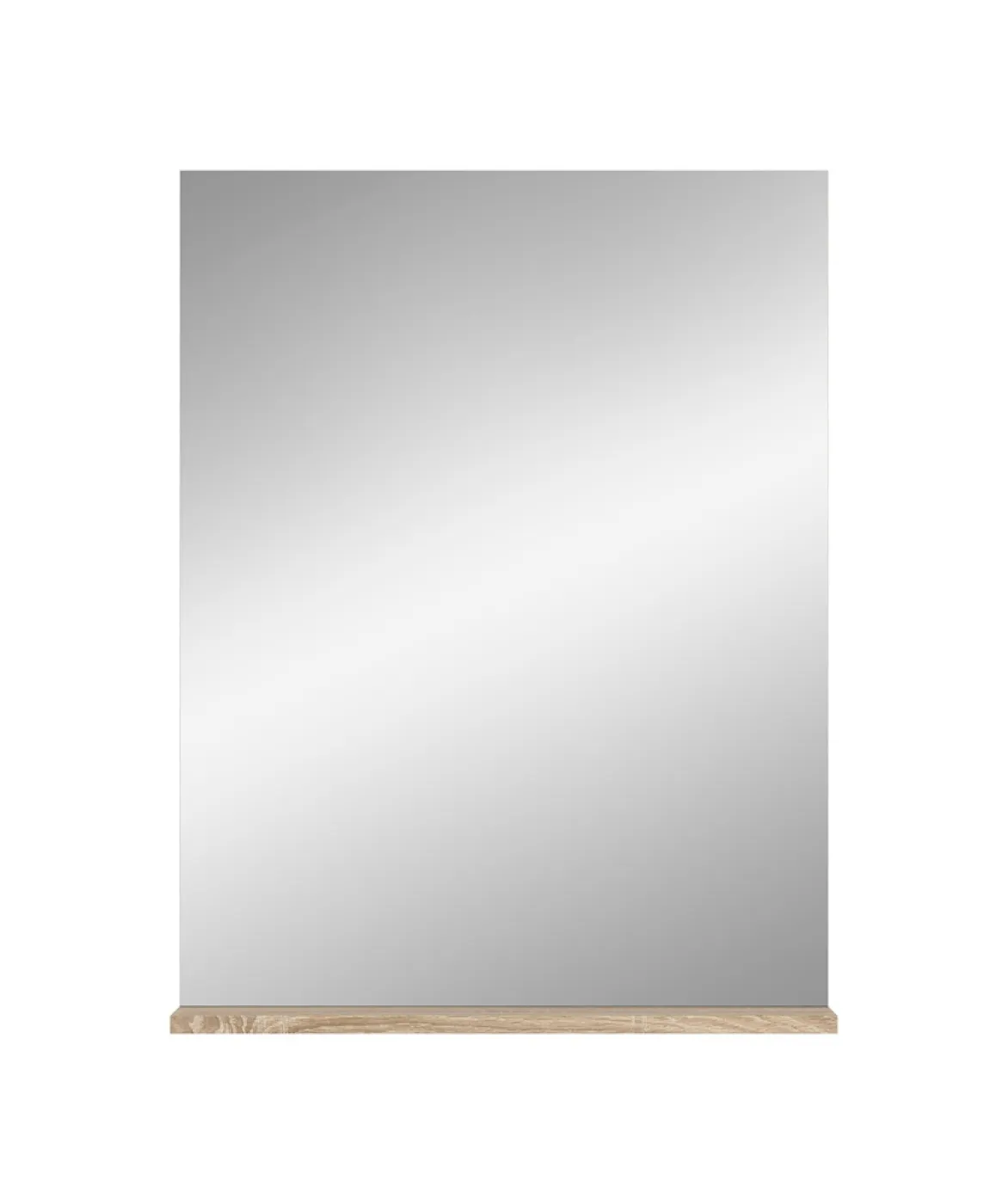 Spiegel Lambada | weiß Hochglanz / Sonoma Eiche